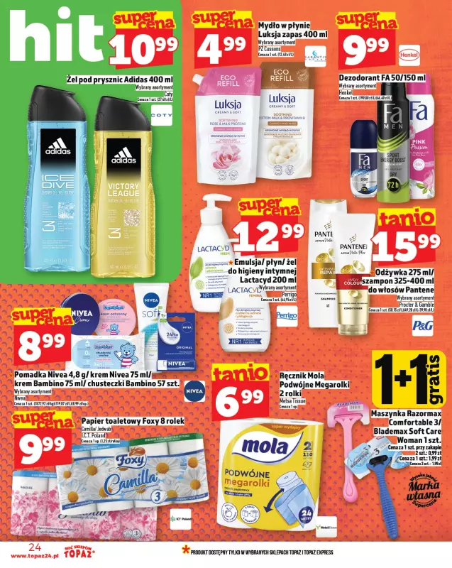 TOPAZ - gazetka promocyjna Gazetka od czwartku 22.05 do środy 28.05 - strona 24