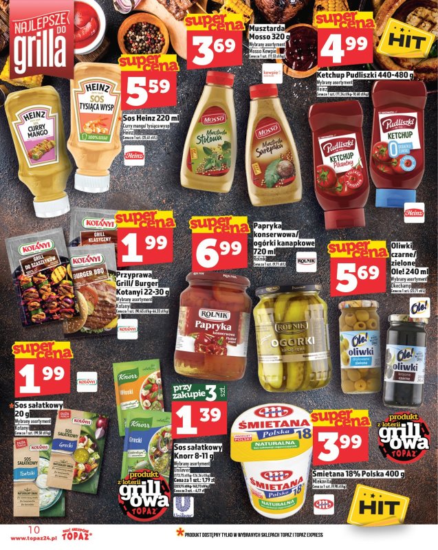 TOPAZ - gazetka promocyjna Gazetka od czwartku 29.05 do środy 04.06 - strona 10