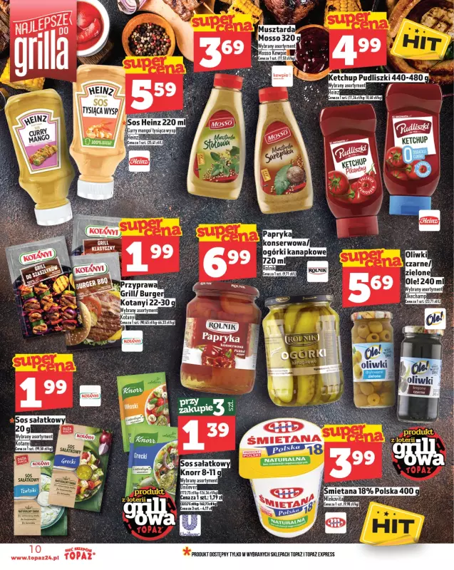 TOPAZ - gazetka promocyjna Gazetka od czwartku 29.05 do środy 04.06 - strona 10