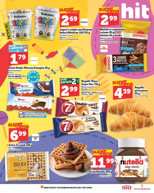 TOPAZ - gazetka promocyjna Gazetka od czwartku 29.05 do środy 04.06 - strona 5