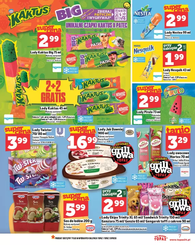 TOPAZ - gazetka promocyjna Gazetka od czwartku 29.05 do środy 04.06 - strona 7