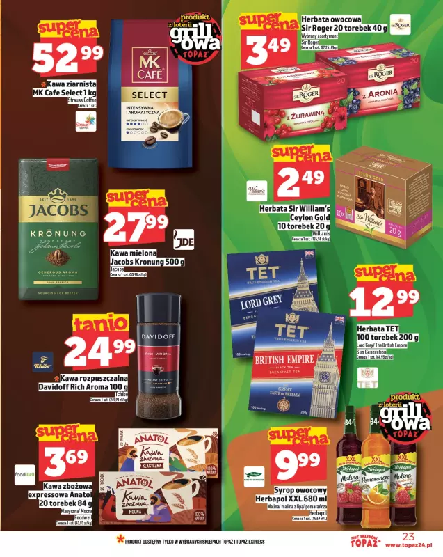 TOPAZ - gazetka promocyjna Gazetka od czwartku 29.05 do środy 04.06 - strona 23