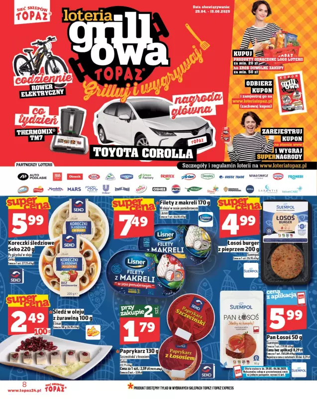 TOPAZ - gazetka promocyjna Gazetka od czwartku 29.05 do środy 04.06 - strona 8