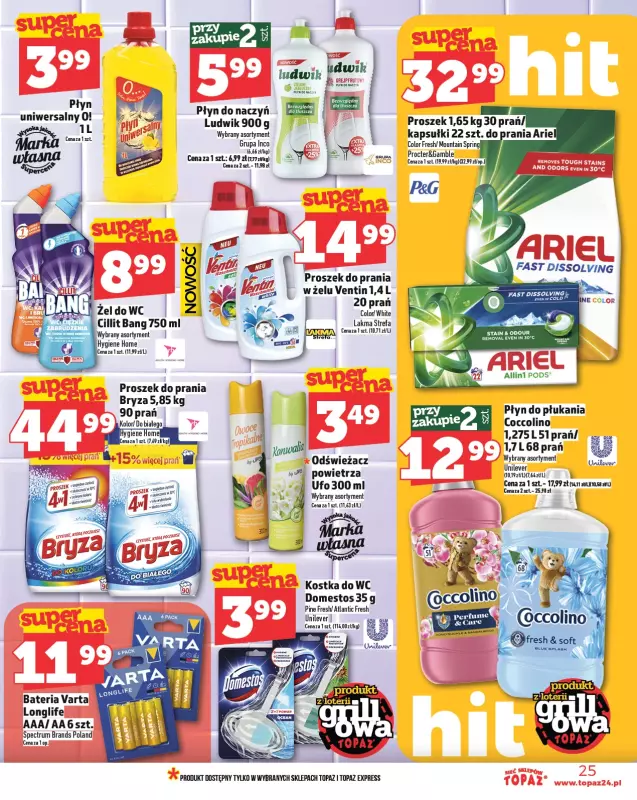 TOPAZ - gazetka promocyjna Gazetka od czwartku 29.05 do środy 04.06 - strona 25