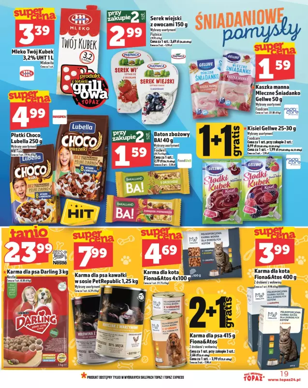 TOPAZ - gazetka promocyjna Gazetka od czwartku 29.05 do środy 04.06 - strona 19