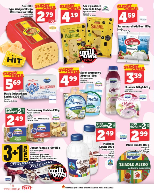 TOPAZ - gazetka promocyjna Gazetka od czwartku 29.05 do środy 04.06 - strona 18