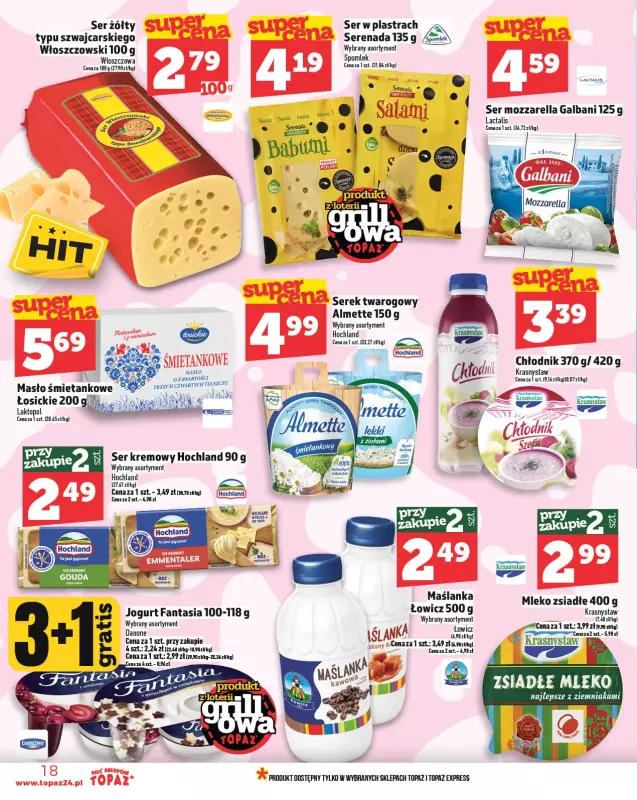 TOPAZ - gazetka promocyjna Gazetka od czwartku 29.05 do środy 04.06 - strona 18