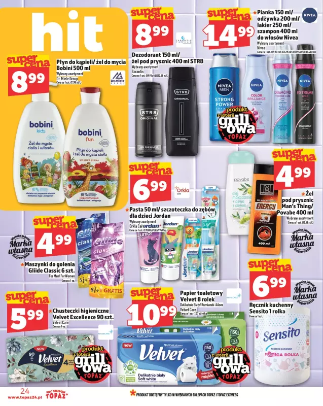 TOPAZ - gazetka promocyjna Gazetka od czwartku 29.05 do środy 04.06 - strona 24