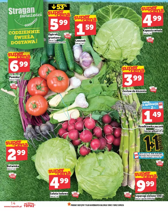 TOPAZ - gazetka promocyjna Gazetka od czwartku 29.05 do środy 04.06 - strona 14