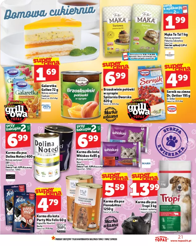 TOPAZ - gazetka promocyjna Gazetka od czwartku 05.06 do środy 11.06 - strona 21