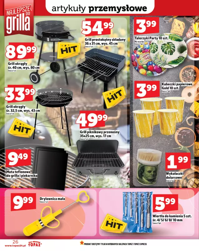 TOPAZ - gazetka promocyjna Gazetka od czwartku 05.06 do środy 11.06 - strona 26