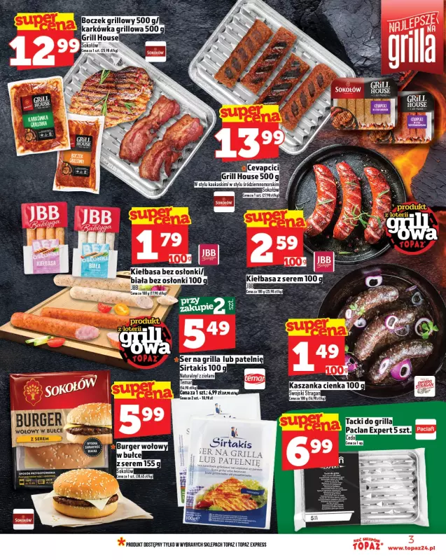 TOPAZ - gazetka promocyjna Gazetka od czwartku 05.06 do środy 11.06 - strona 3