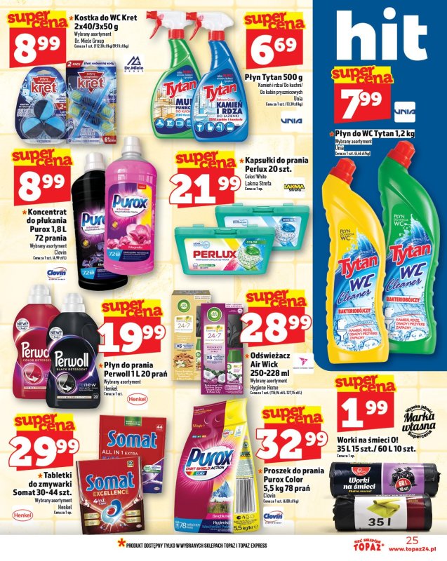 TOPAZ - gazetka promocyjna Gazetka od czwartku 05.06 do środy 11.06 - strona 25