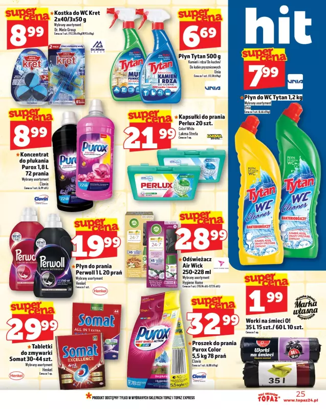 TOPAZ - gazetka promocyjna Gazetka od czwartku 05.06 do środy 11.06 - strona 25
