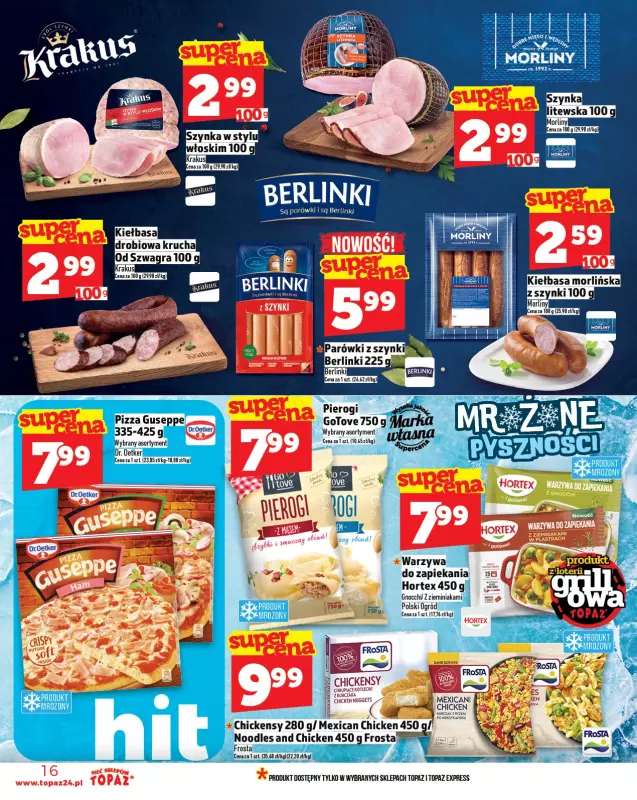 TOPAZ - gazetka promocyjna Gazetka od czwartku 05.06 do środy 11.06 - strona 16