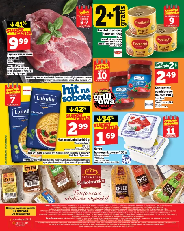 TOPAZ - gazetka promocyjna Gazetka od czwartku 05.06 do środy 11.06 - strona 28