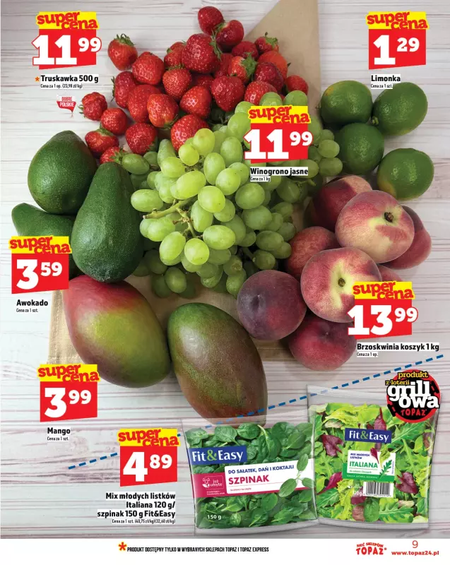 TOPAZ - gazetka promocyjna Gazetka od czwartku 05.06 do środy 11.06 - strona 9