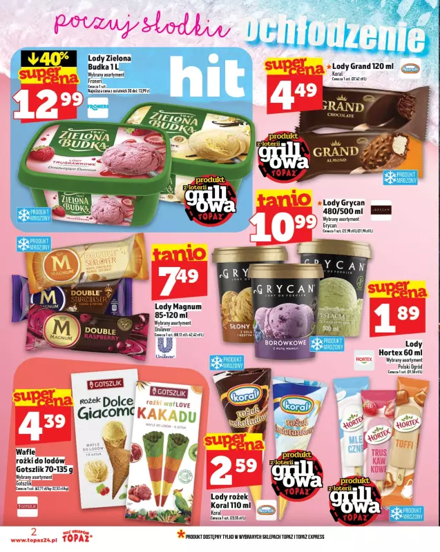 TOPAZ - gazetka promocyjna Gazetka od czwartku 05.06 do środy 11.06 - strona 2