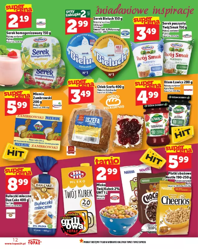TOPAZ - gazetka promocyjna Gazetka od czwartku 12.06 do środy 18.06 - strona 12