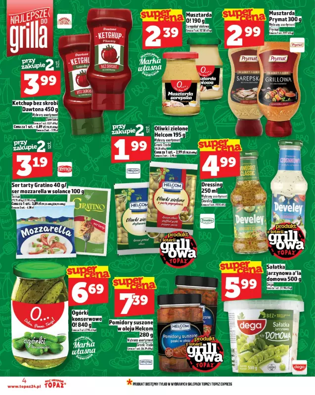 TOPAZ - gazetka promocyjna Gazetka od czwartku 12.06 do środy 18.06 - strona 4