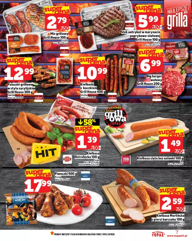 TOPAZ - gazetka promocyjna Gazetka od czwartku 12.06 do środy 18.06 - strona 7