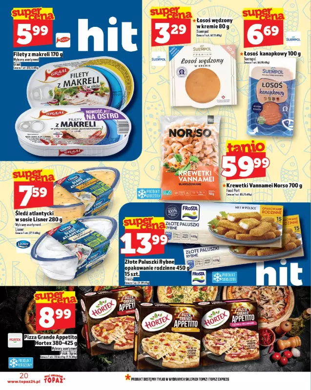 TOPAZ - gazetka promocyjna Gazetka od czwartku 12.06 do środy 18.06 - strona 20