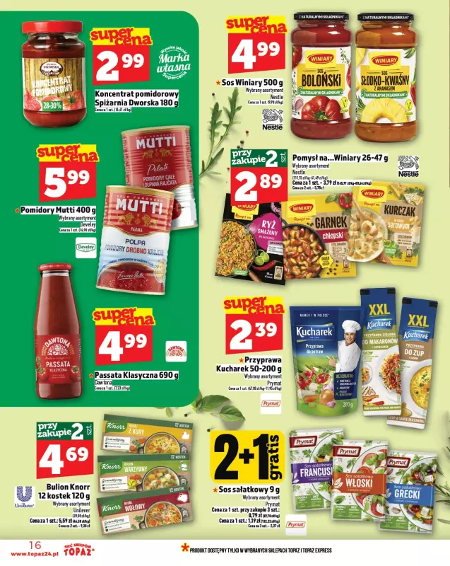 TOPAZ - gazetka promocyjna Gazetka od piątku 20.06 do środy 25.06 - strona 16