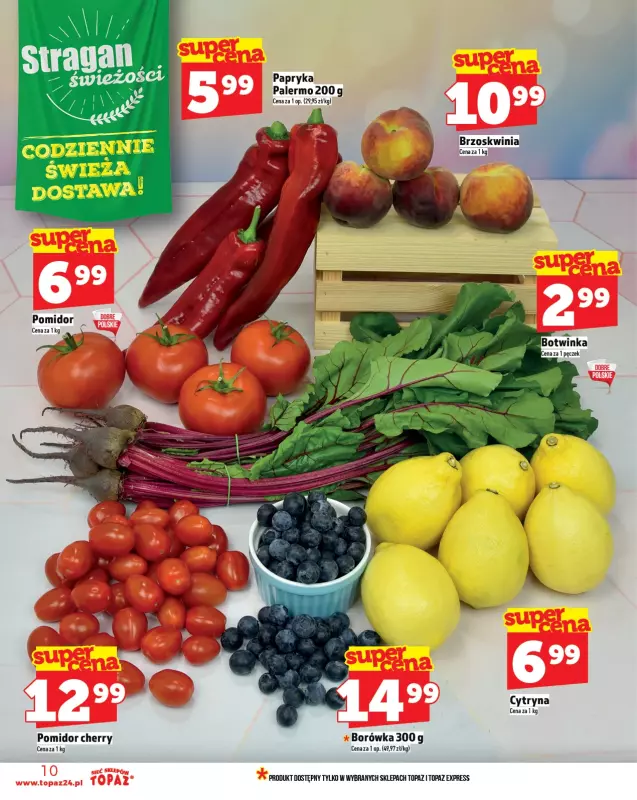 TOPAZ - gazetka promocyjna Gazetka od piątku 20.06 do środy 25.06 - strona 10