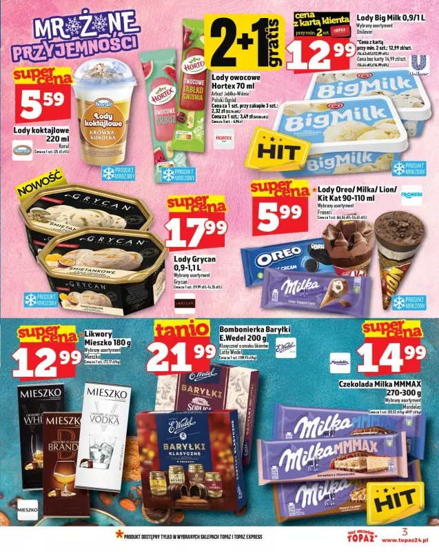TOPAZ - gazetka promocyjna Gazetka od piątku 20.06 do środy 25.06 - strona 3