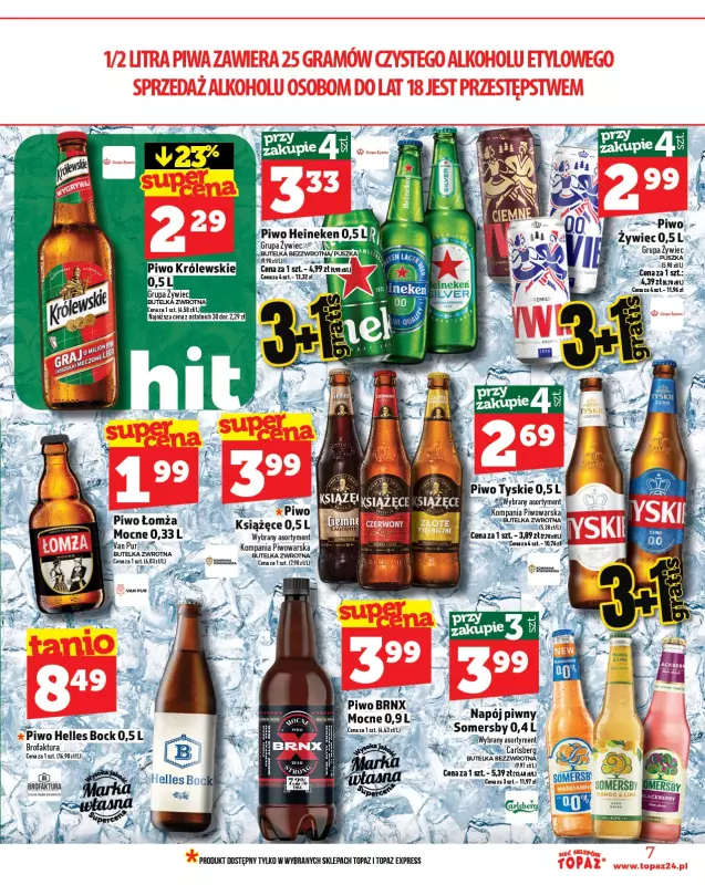 TOPAZ - gazetka promocyjna Gazetka od piątku 20.06 do środy 25.06 - strona 7