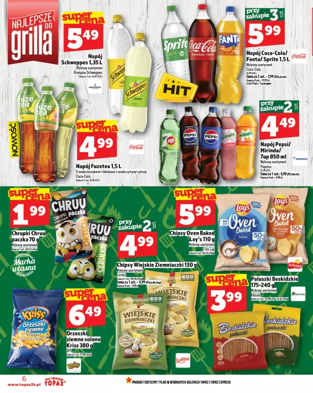 TOPAZ - gazetka promocyjna Gazetka od piątku 20.06 do środy 25.06 - strona 6