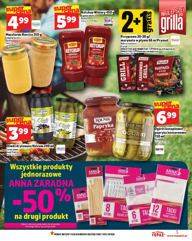TOPAZ - gazetka promocyjna Gazetka od czwartku 26.06 do środy 02.07 - strona 3