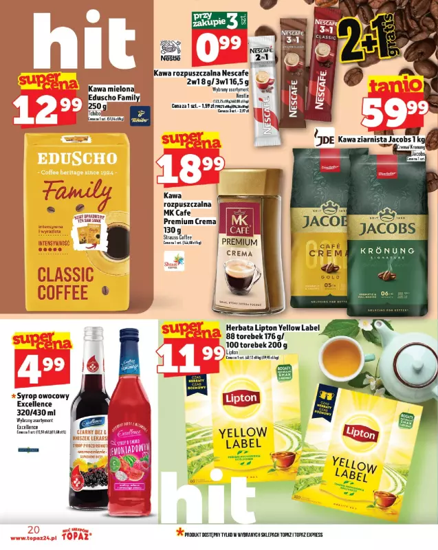 TOPAZ - gazetka promocyjna Gazetka od czwartku 26.06 do środy 02.07 - strona 20