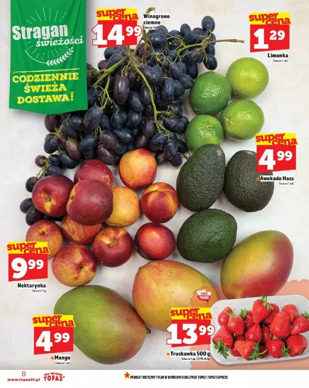 TOPAZ - gazetka promocyjna Gazetka od czwartku 26.06 do środy 02.07 - strona 8