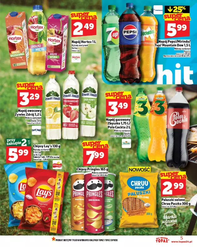TOPAZ - gazetka promocyjna Gazetka od czwartku 26.06 do środy 02.07 - strona 5
