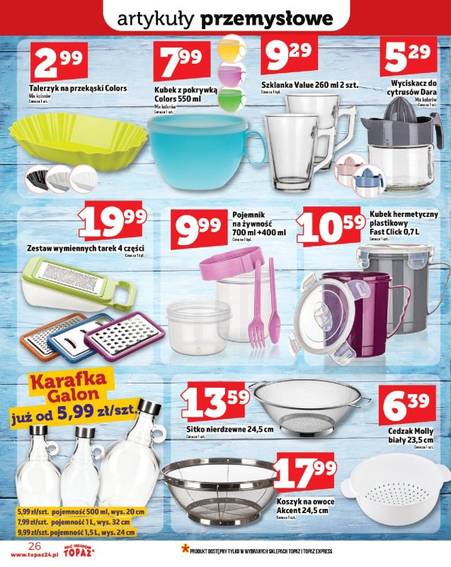 TOPAZ - gazetka promocyjna Gazetka od czwartku 26.06 do środy 02.07 - strona 26