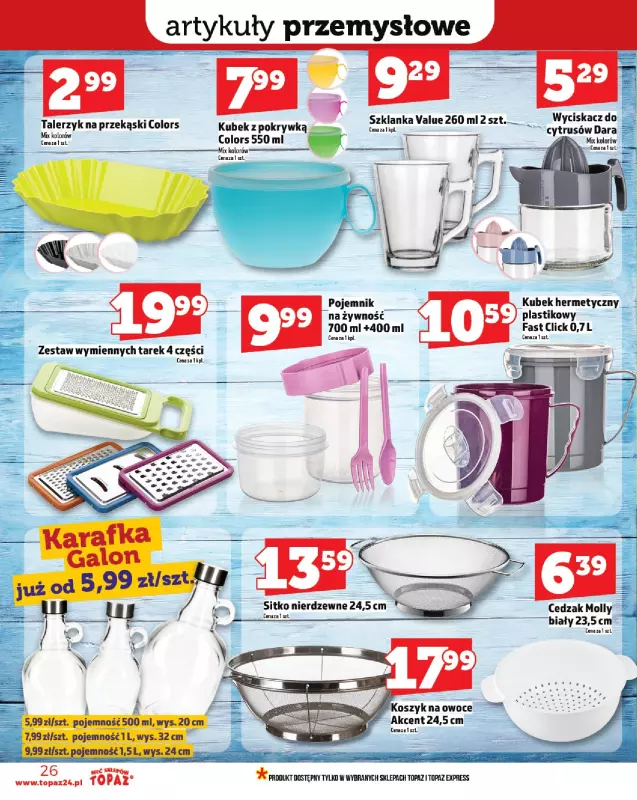TOPAZ - gazetka promocyjna Gazetka od czwartku 26.06 do środy 02.07 - strona 26