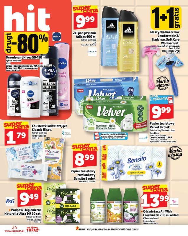 TOPAZ - gazetka promocyjna Gazetka od czwartku 26.06 do środy 02.07 - strona 24