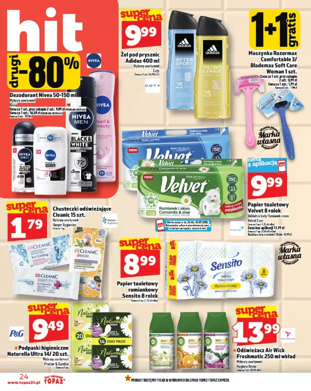 TOPAZ - gazetka promocyjna Gazetka od czwartku 26.06 do środy 02.07 - strona 24