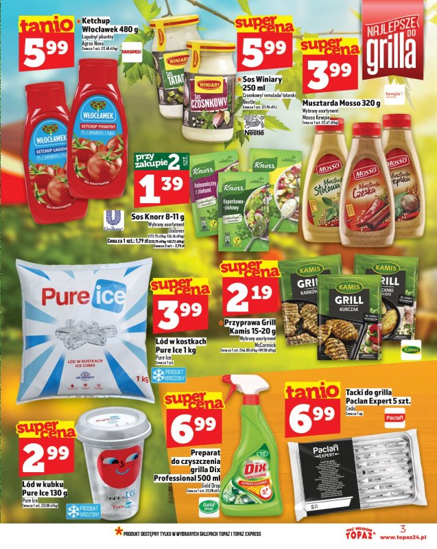 TOPAZ - gazetka promocyjna Gazetka od czwartku 03.07 do środy 09.07 - strona 3