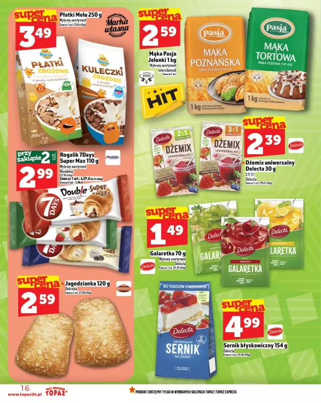 TOPAZ - gazetka promocyjna Gazetka od czwartku 03.07 do środy 09.07 - strona 16