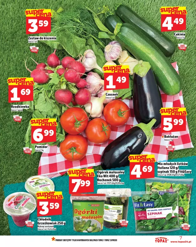 TOPAZ - gazetka promocyjna Gazetka od czwartku 03.07 do środy 09.07 - strona 7
