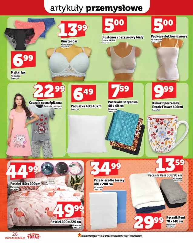 TOPAZ - gazetka promocyjna Gazetka od czwartku 03.07 do środy 09.07 - strona 26