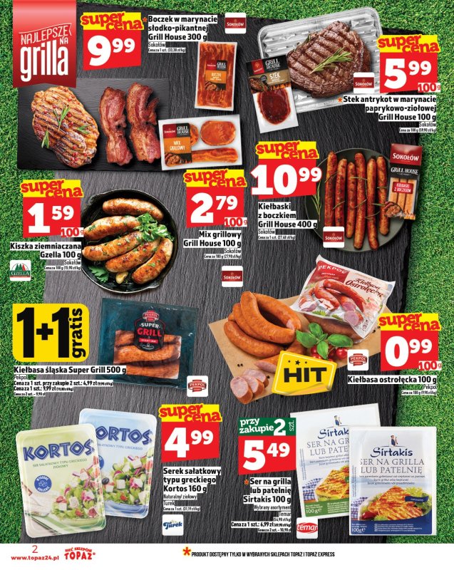 TOPAZ - gazetka promocyjna Gazetka od czwartku 03.07 do środy 09.07 - strona 2