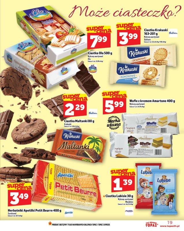 TOPAZ - gazetka promocyjna Gazetka od czwartku 03.07 do środy 09.07 - strona 19