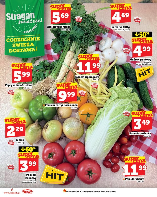 TOPAZ - gazetka promocyjna Gazetka od czwartku 10.07 do środy 16.07 - strona 6