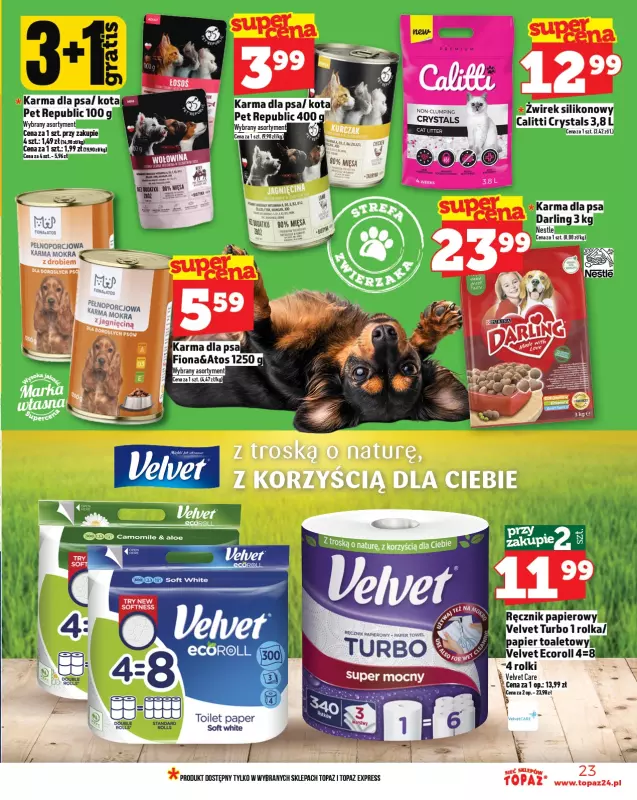 TOPAZ - gazetka promocyjna Gazetka od czwartku 10.07 do środy 16.07 - strona 23