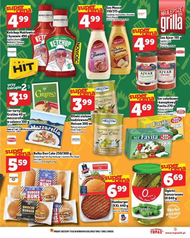 TOPAZ - gazetka promocyjna Gazetka od czwartku 10.07 do środy 16.07 - strona 9