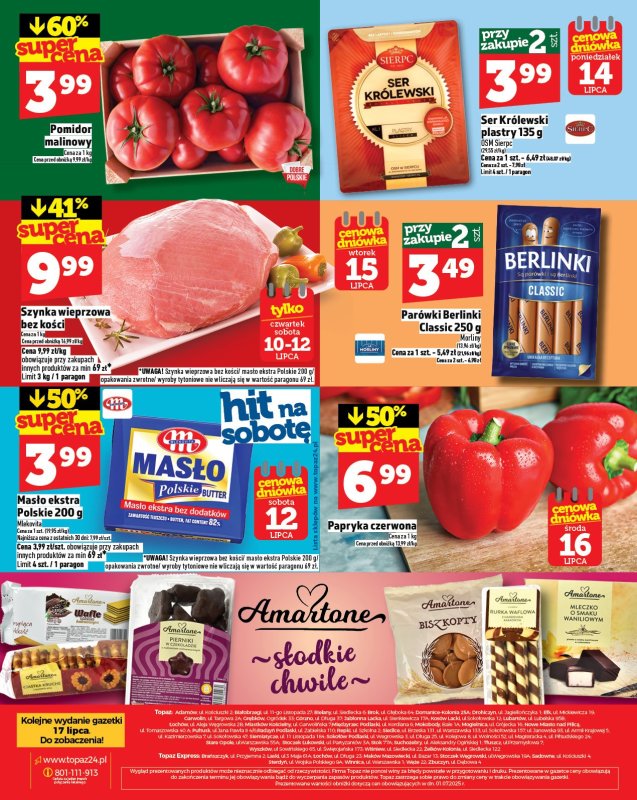 TOPAZ - gazetka promocyjna Gazetka od czwartku 10.07 do środy 16.07 - strona 28