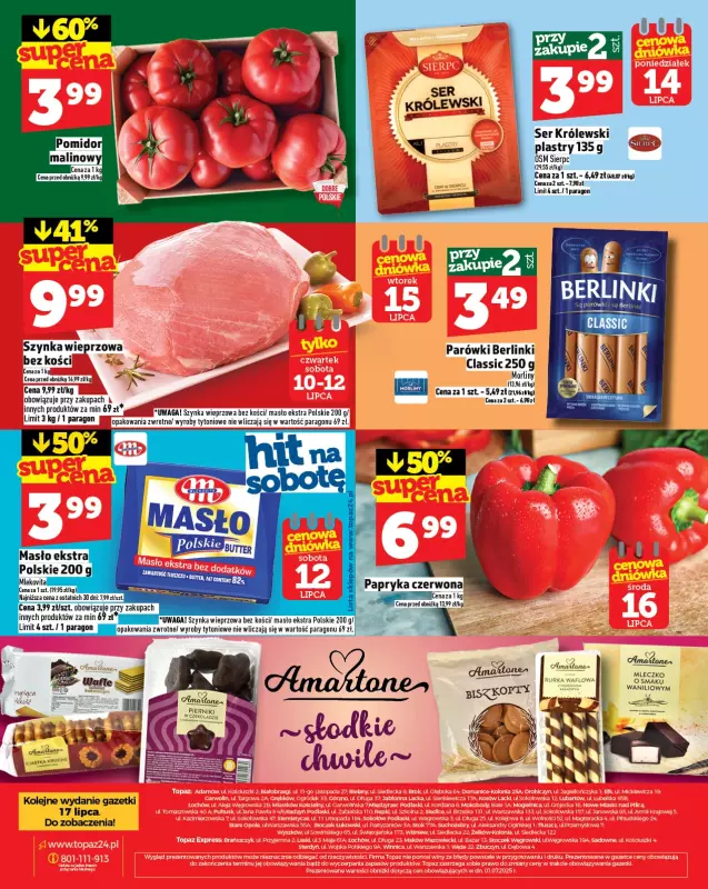 TOPAZ - gazetka promocyjna Gazetka od czwartku 10.07 do środy 16.07 - strona 28